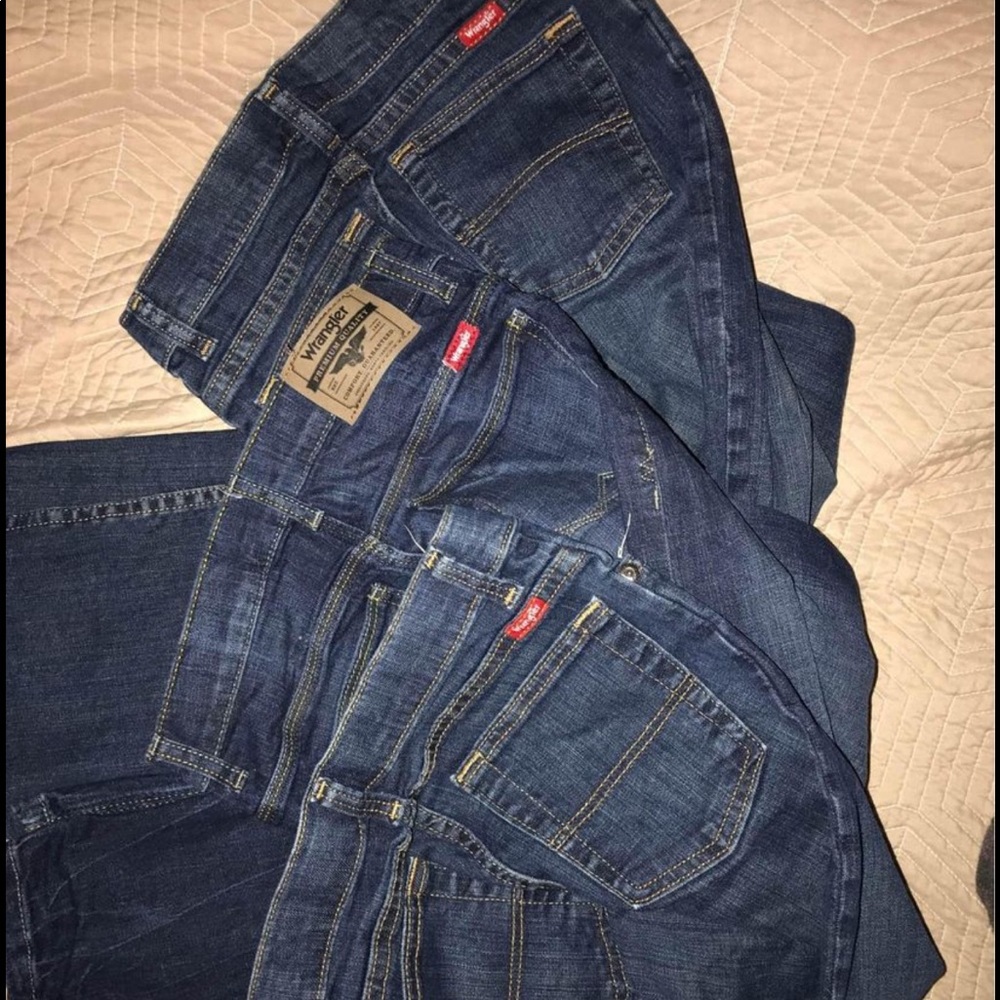 Jean bundle - Wrangler size 14Slim (3)